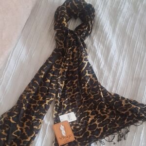 Leopard Print Scarf